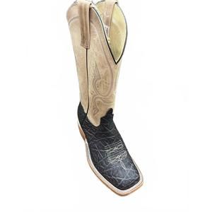 NEW ANDERSON BEAN BOOTS men's exotic boot in chocolate/bone